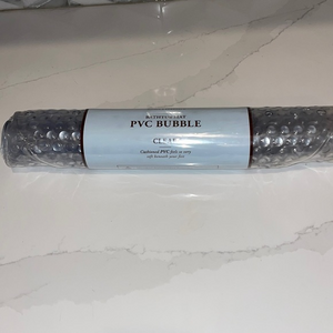 Home Classics Bathtub Safety Mat‎ Clear PVC Bubbles  NEW